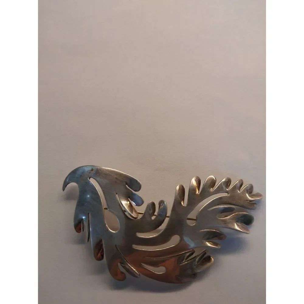 Sterling Silver Swirl Pin  